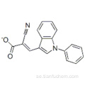 2-cyano-3- (l-fenylindol-3-yl) akrylat CAS 56396-35-1